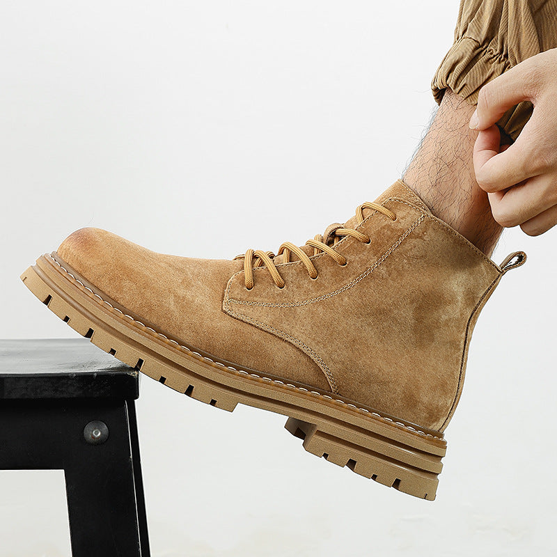 Men’s Retro Suede Work Boots