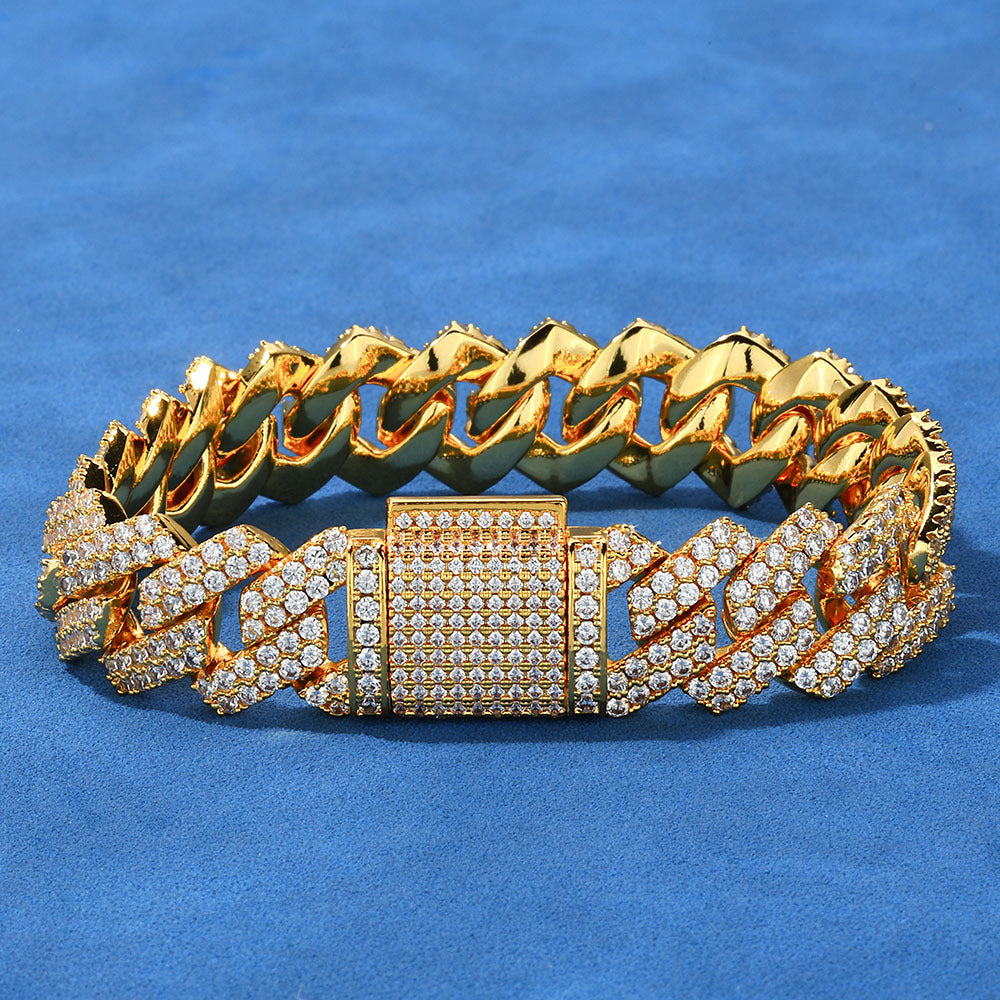 Premium Iced Out Cuban Link Bracelet