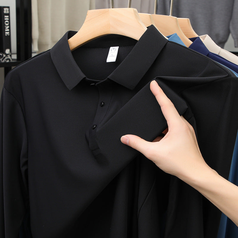 Business Casual Long-Sleeve Polo