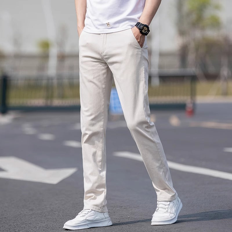 Men's Slim-Fit Cotton Chinos