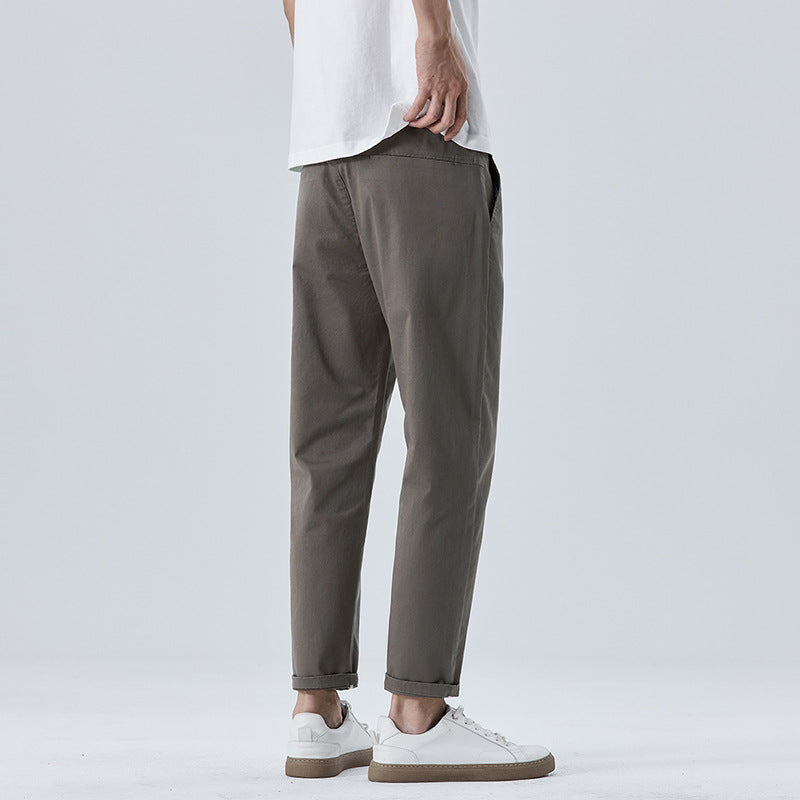Casual Straight-Leg Trousers