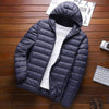 Navy blue hood