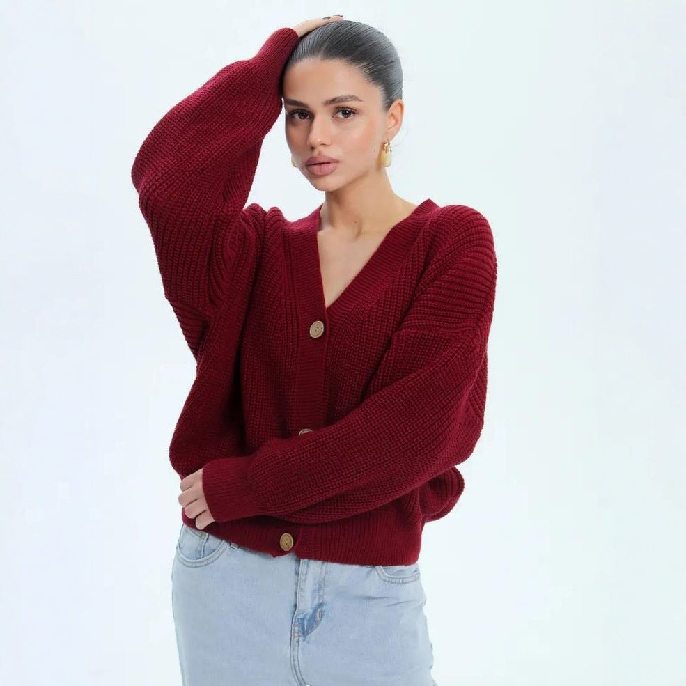 Urban Slouchy V Neck Cardigan