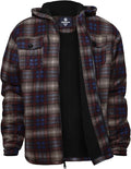 Lined Plaid Hooded Jacket