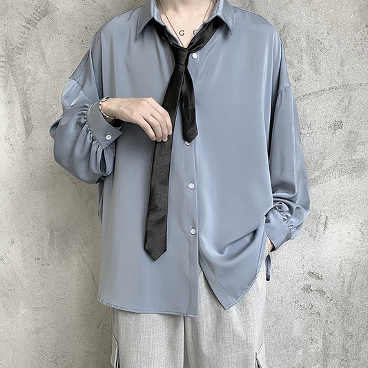 Korean Style Pleated Shirt