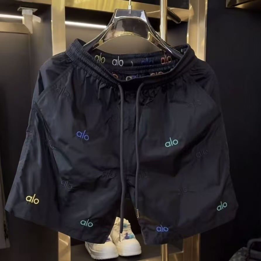 Alo Patterned Sport Shorts