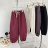 Red (4-color plush sweatpants)
