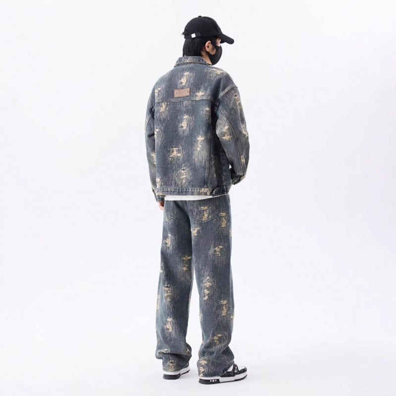 Urban Distressed Denim Set