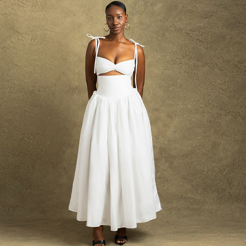 Off-Shoulder Flared Dress