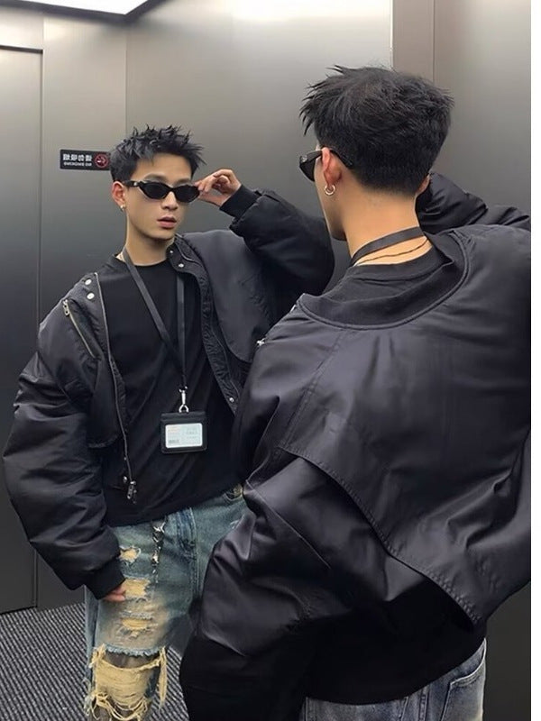 Men’s Oversized Utility Bomber Jacket