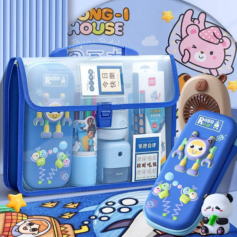Handheld Stationery Organizer Bag Set