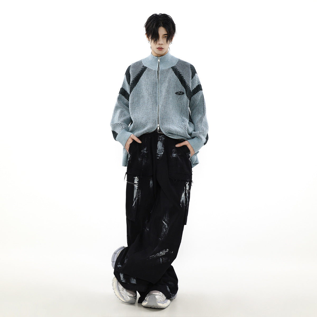 Knit Full-Zip Jacket For Men