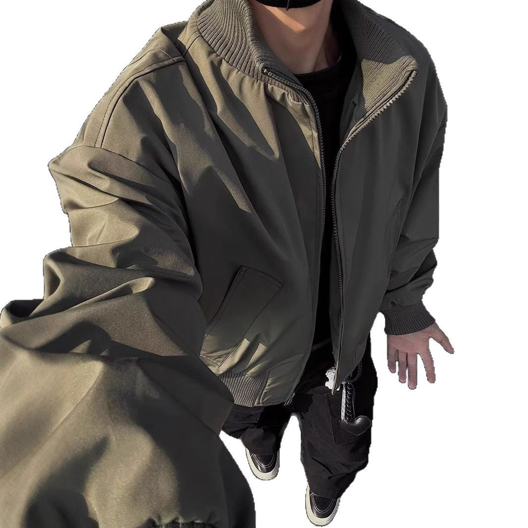 Men's Premium Stand-Collar Bomber Jacket