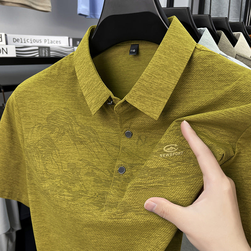 Men's Casual Short-Sleeve Polo Shirt