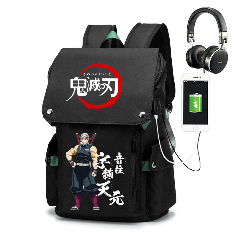 Anime-Themed School Backpack