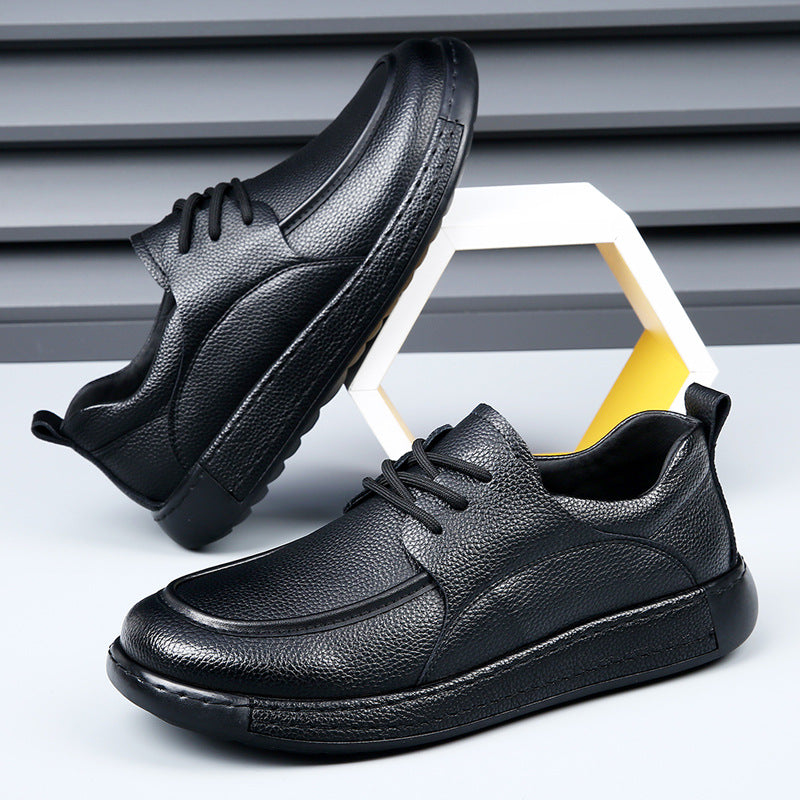 Men's All-Match Soft Leather Business Casual Shoes