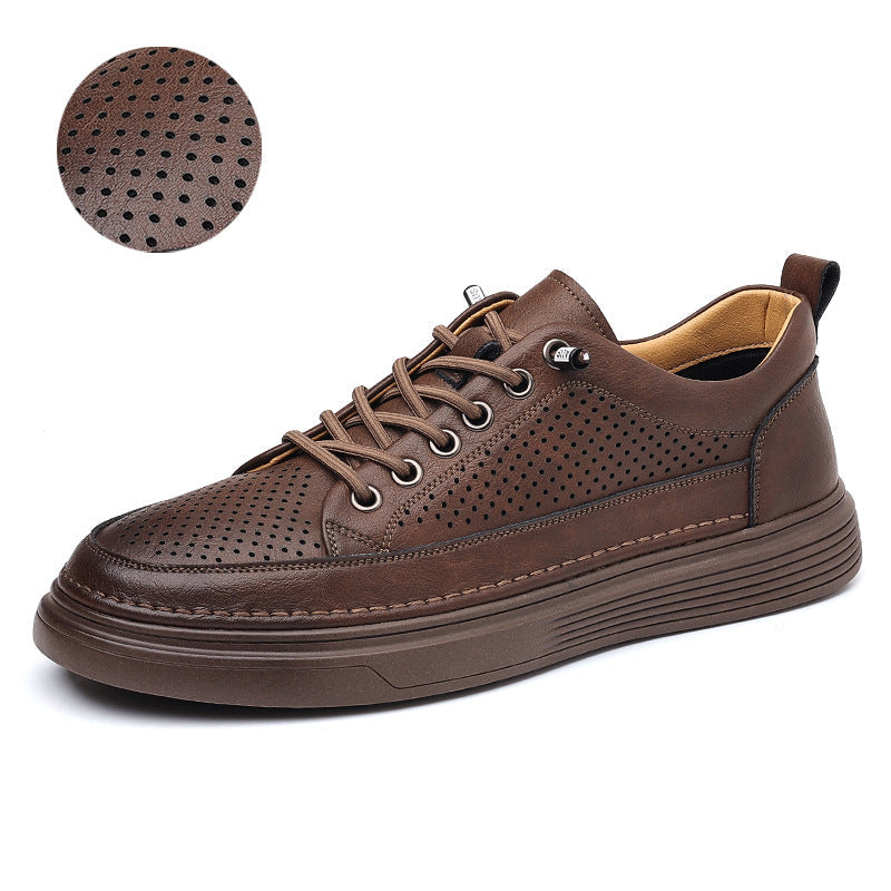 Casual Perforated Loafers