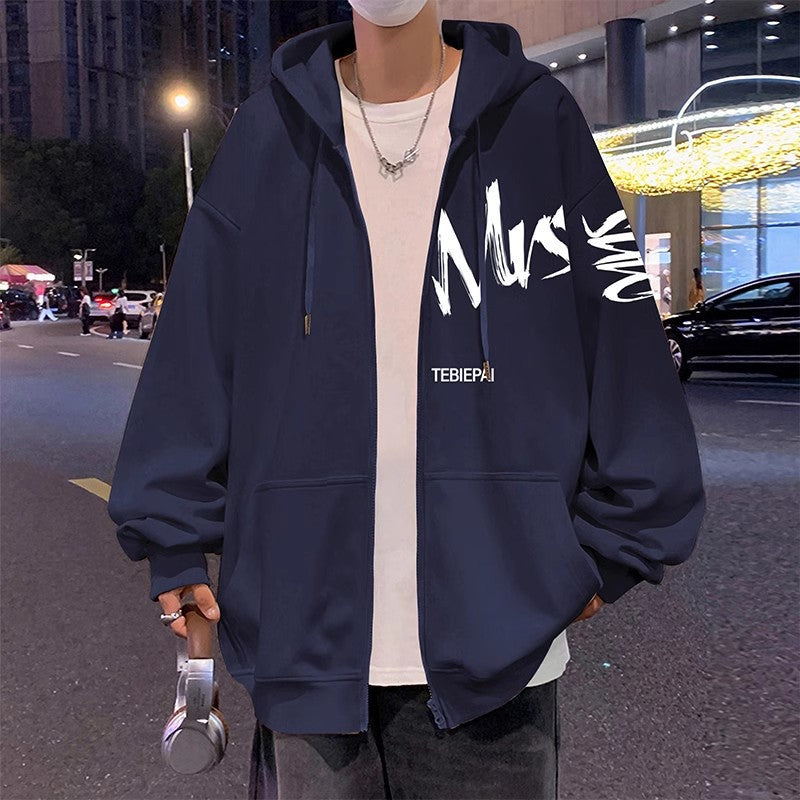 Zippered Hoodie Jacket