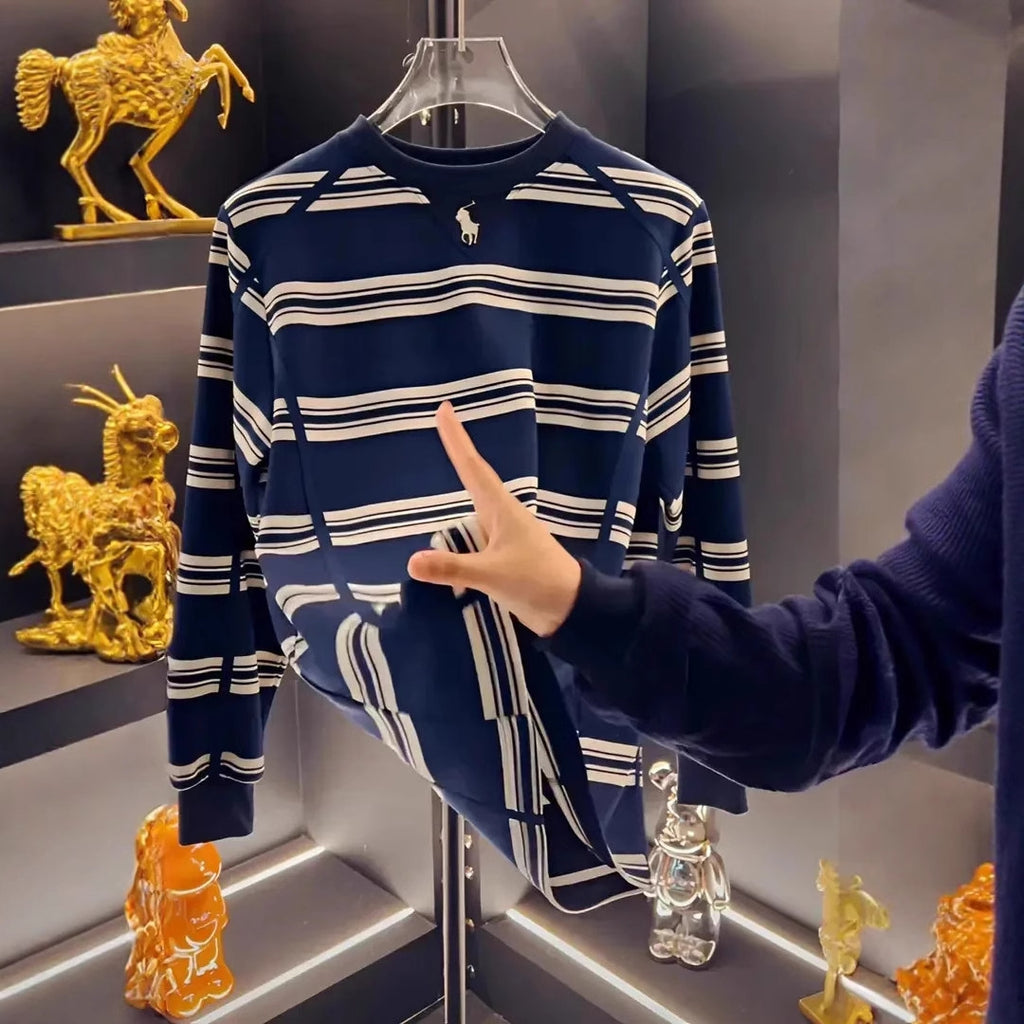Premium Striped Sweatshirt