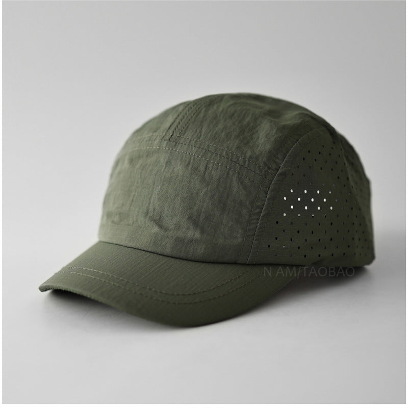 Quick Dry Perforated Five Panel Cap