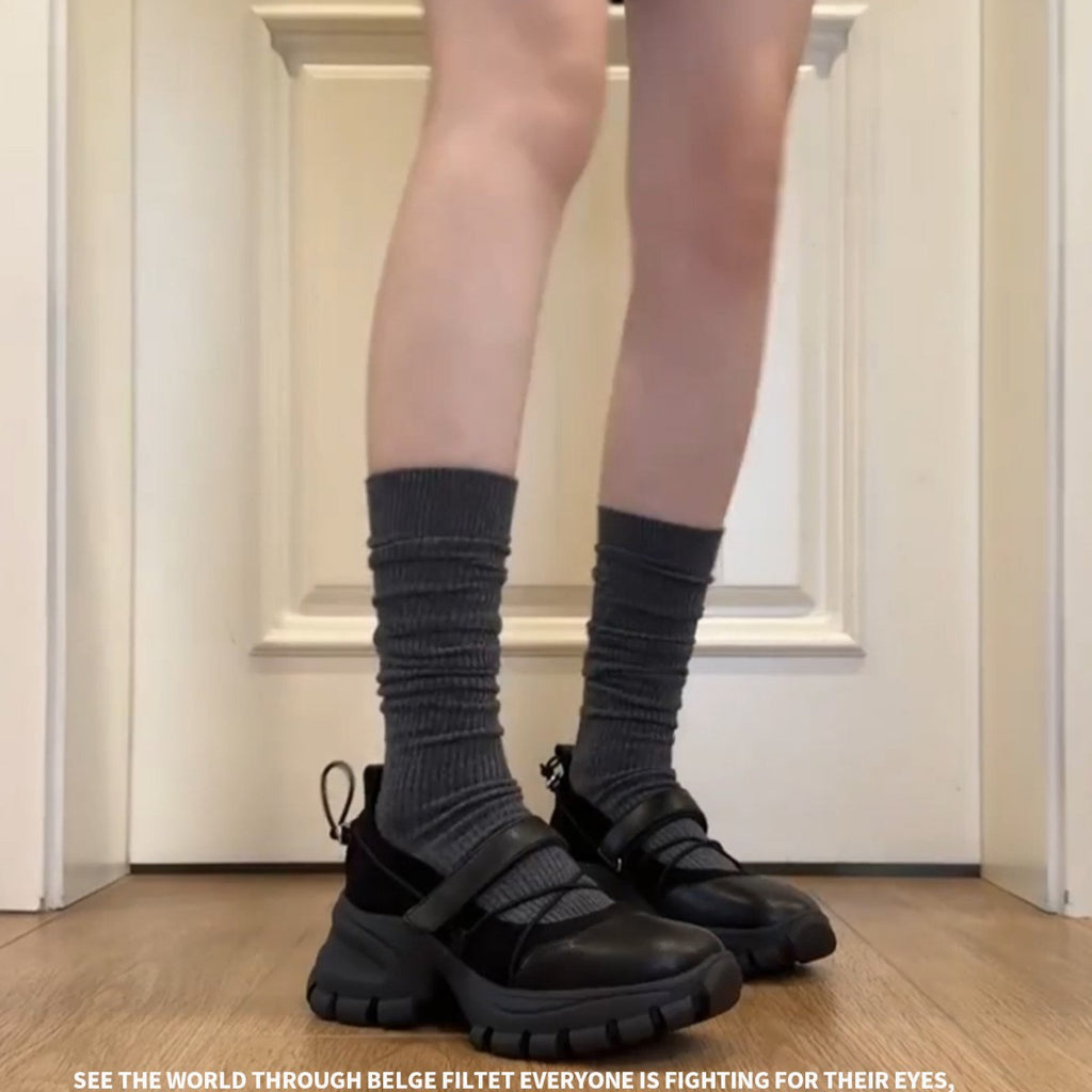 Platform Strap Mary Janes