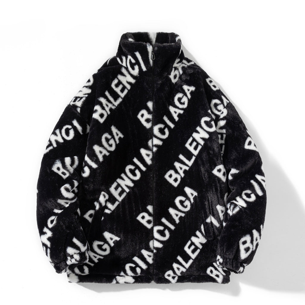 Balenciaga Style Fleece Jacket
