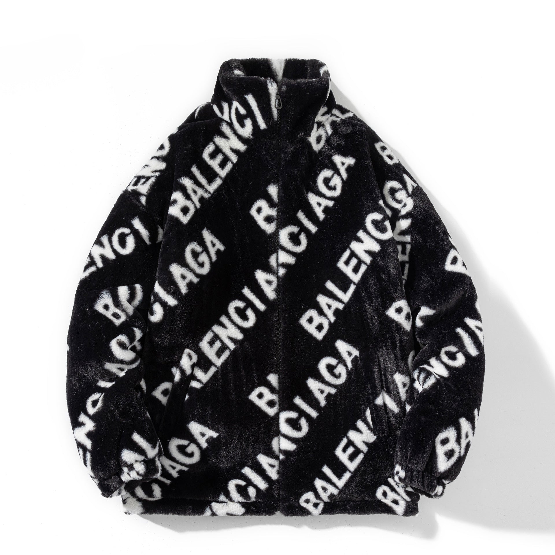 Balenciaga Style Fleece Jacket