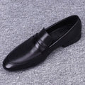 Men's Loafers — 41 / Black lychee pattern
