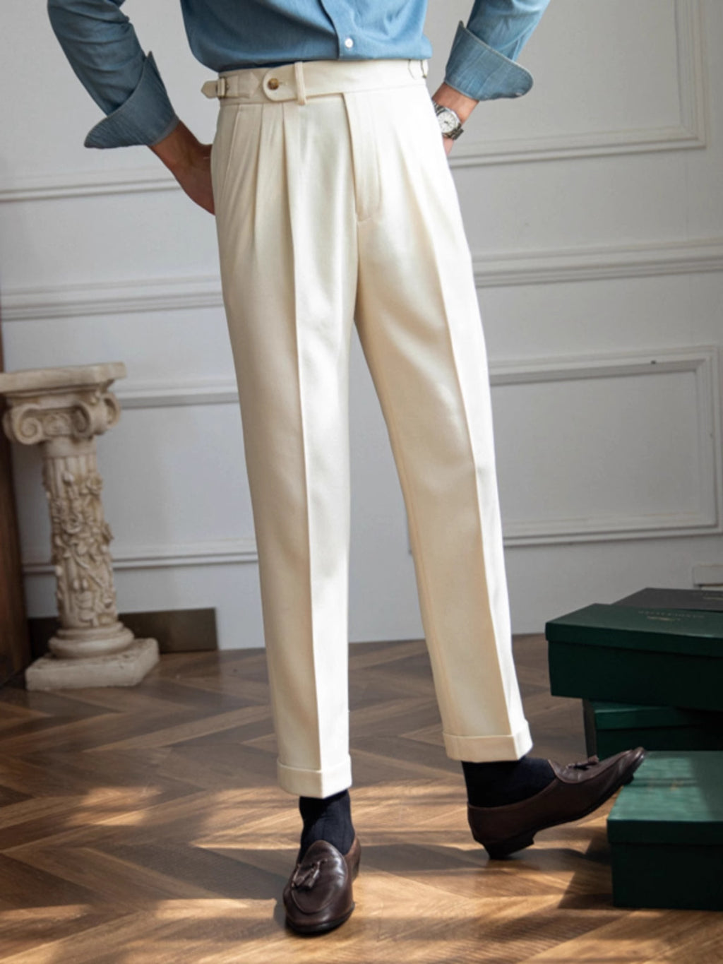 Vintage Business Casual Trousers
