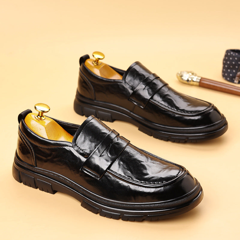 Modern British-Style Penny Loafers