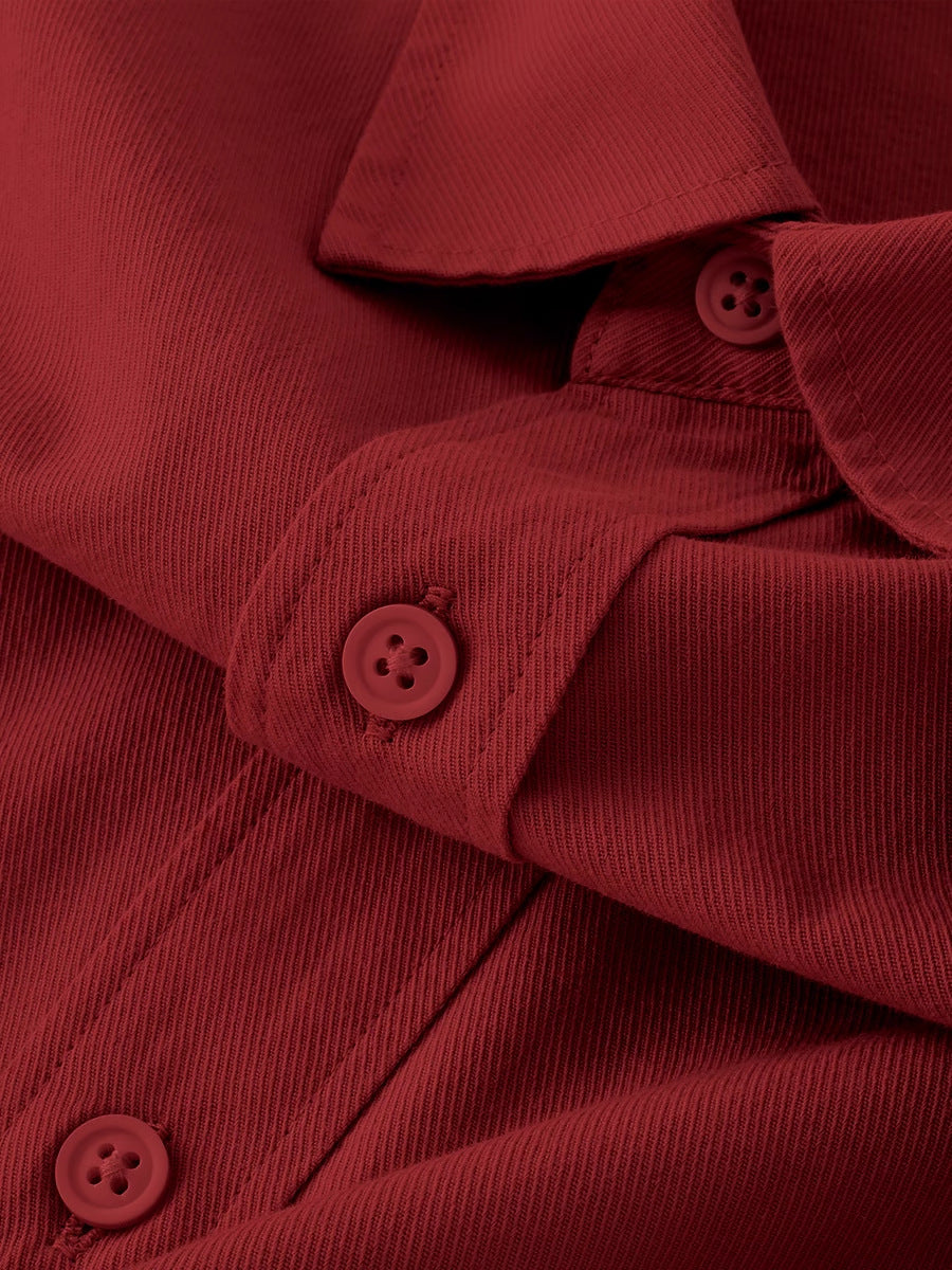 Classic Cotton Button-Down Overshirt