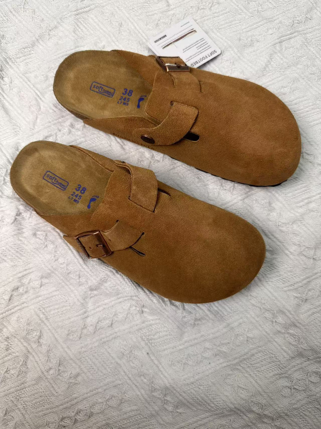 Birkenstock Leather Half-Slippers