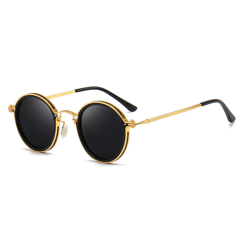 Vintage Round Frame Sunglasses