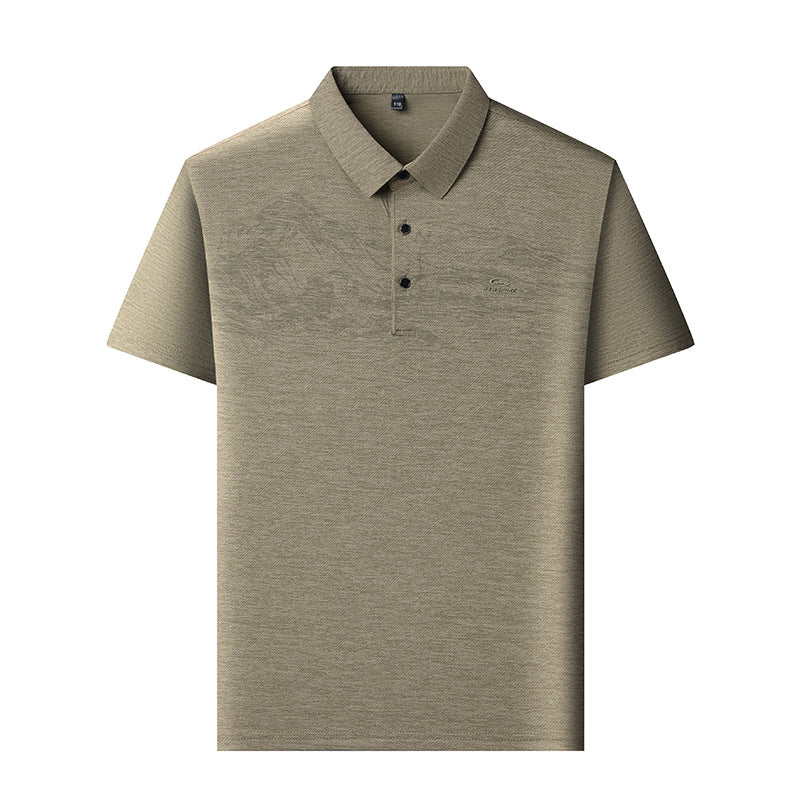 Men's Casual Short-Sleeve Polo Shirt