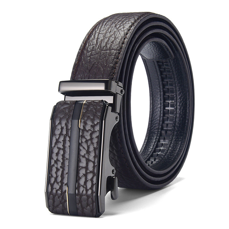 Automatic Buckle Leather Belt
