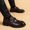 Men's Leather Slip-On Shoes