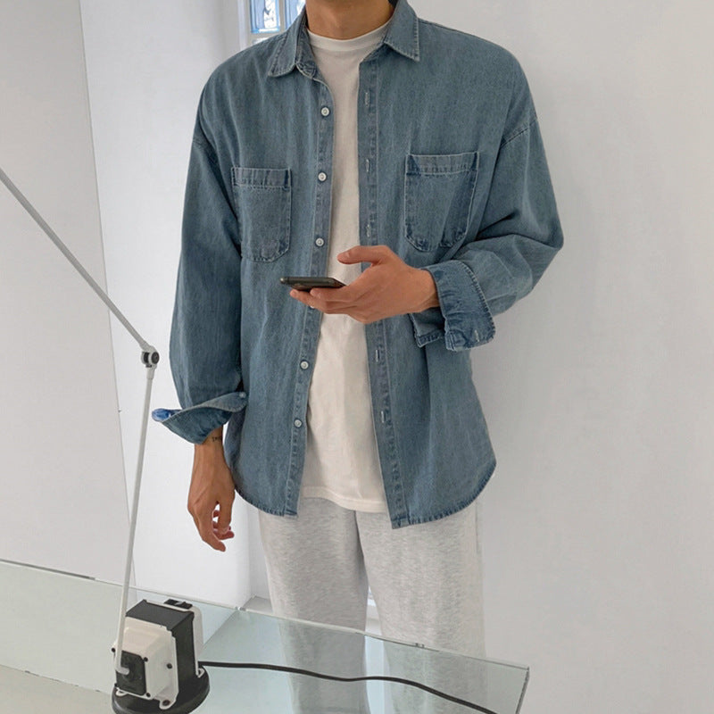 lightweight Denim Overshirt