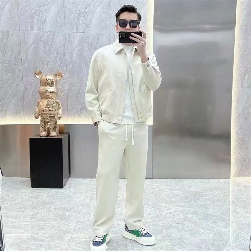 Urban Textured Harrington Set