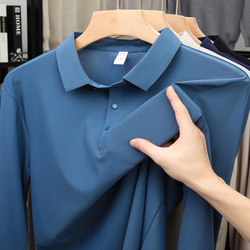 Business Casual Long-Sleeve Polo