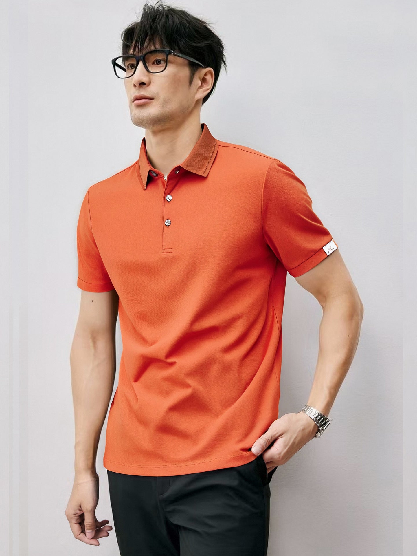 Smooth Pique Collared Shirt