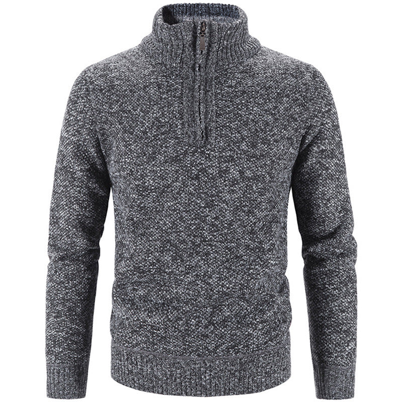 Textured Quarter-Zip Pullover