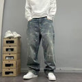 Stellar Grunge Wide Leg Denim