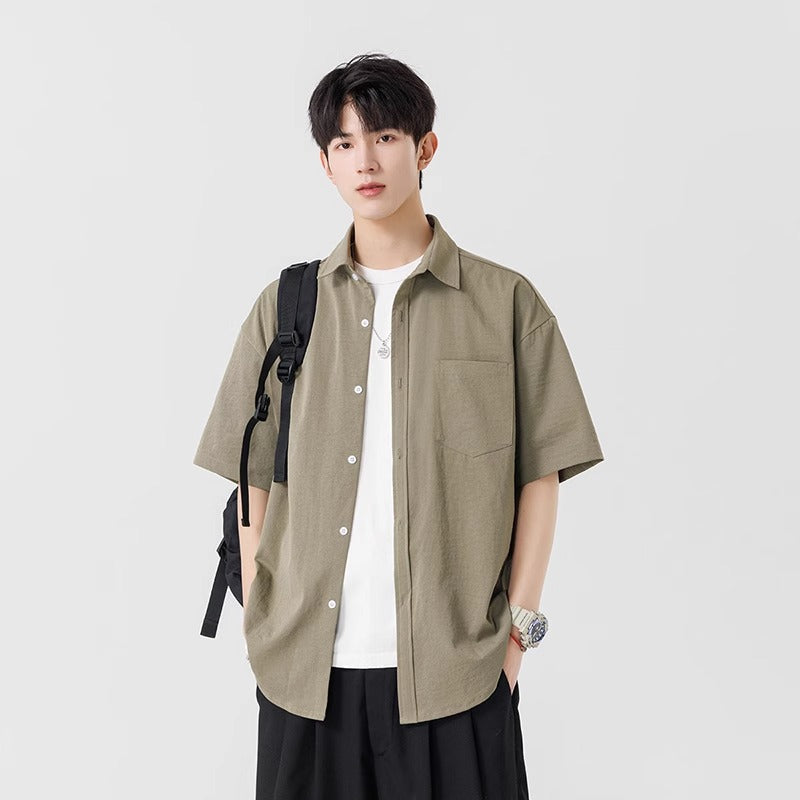 Relaxed Fit Drop-Shoulder Shirt