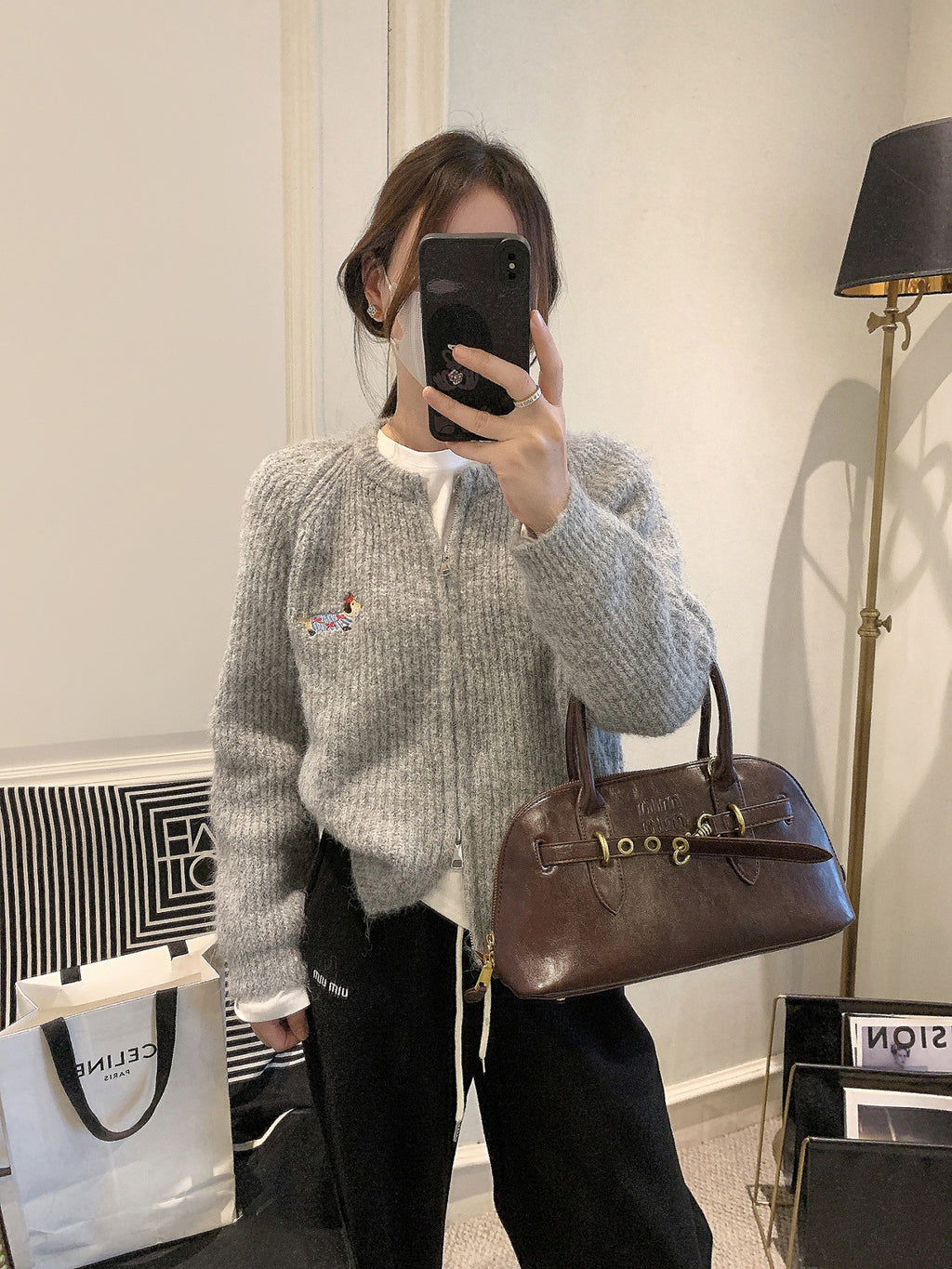 Knitted Cardigan Sweater