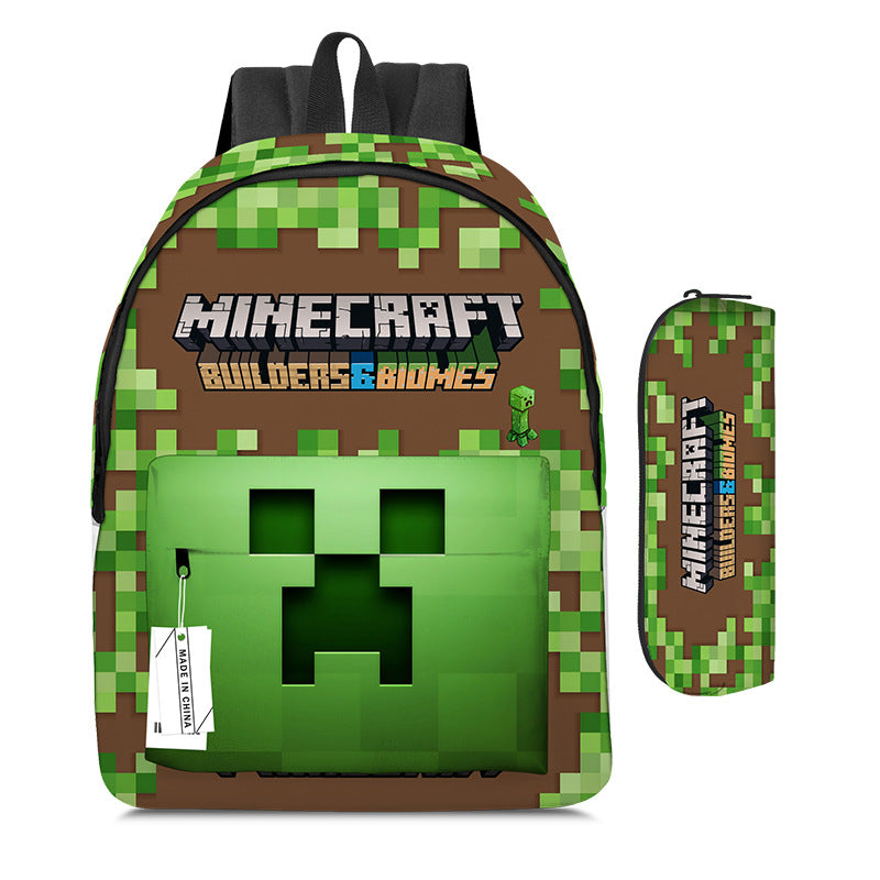 Pixel Game Backpack Set