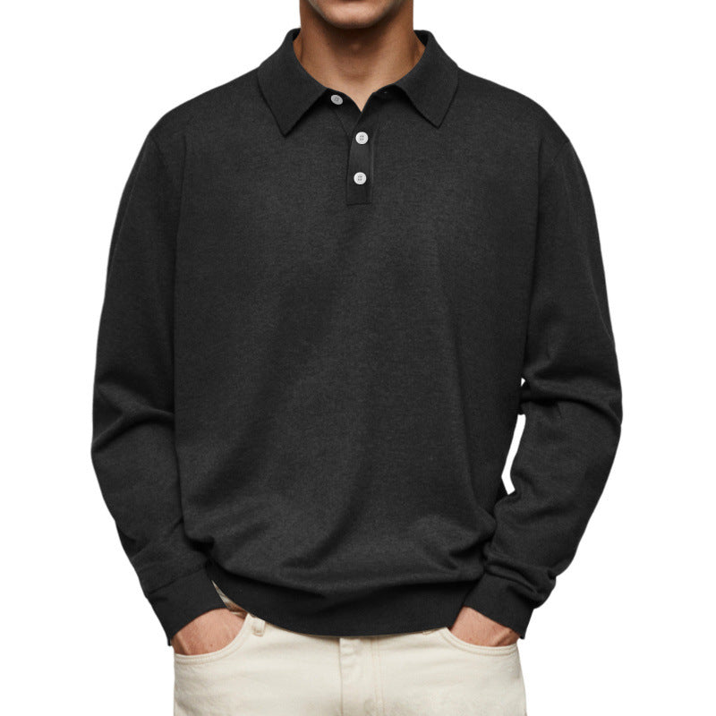 Men's Long-Sleeve Polo Shirt