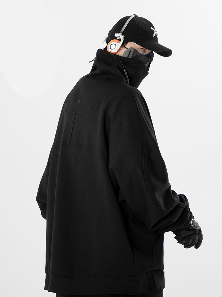 Urban Tech-Neck Oversize Hoodie
