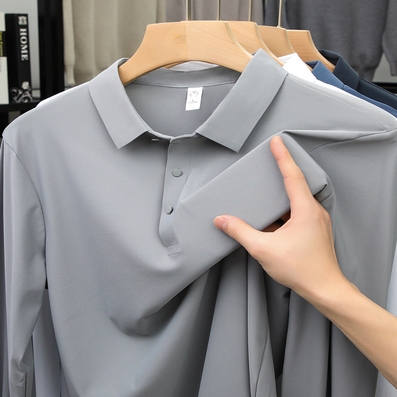 Business Casual Long-Sleeve Polo