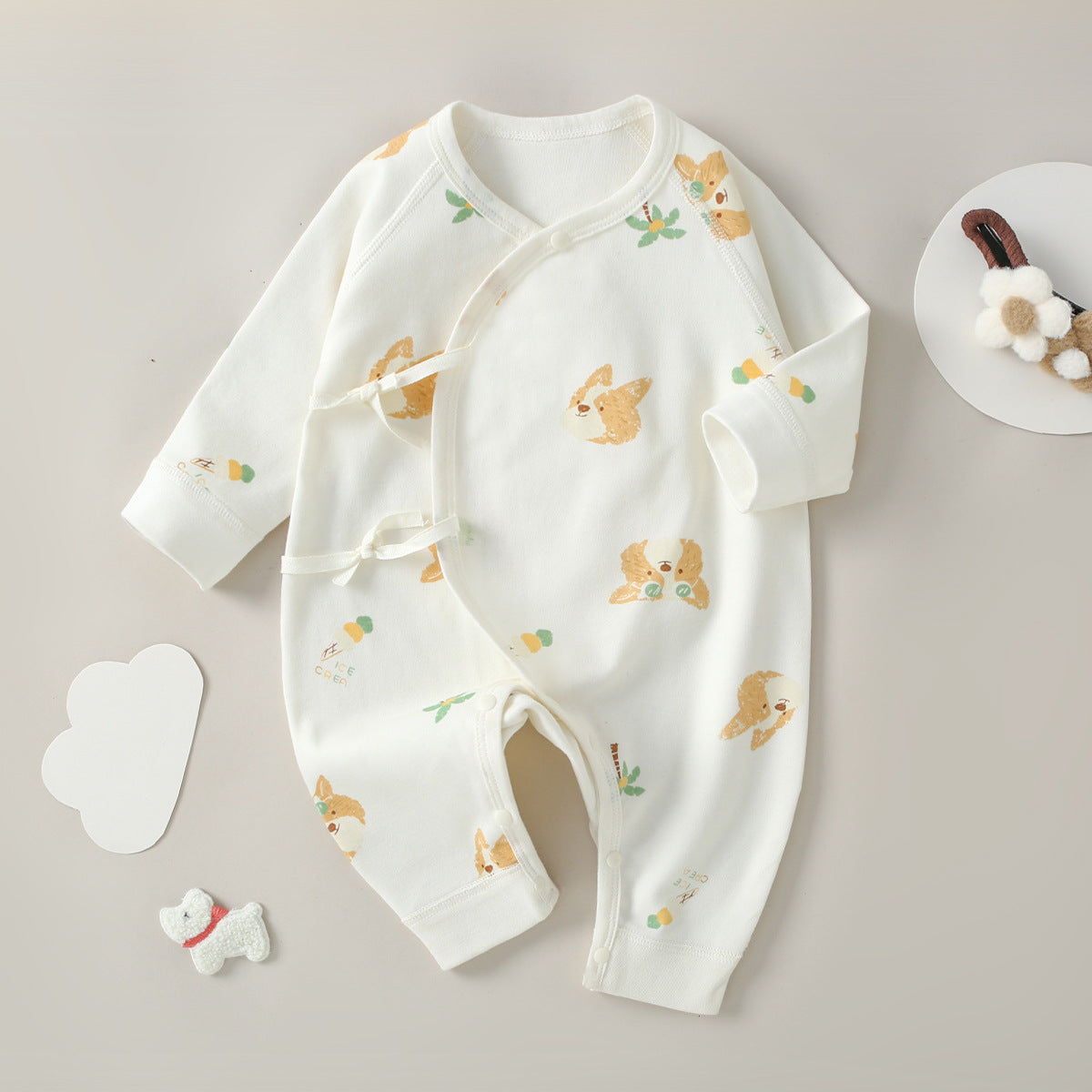 Boneless Cotton Newborn Crawling Suit