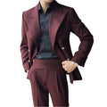 Men's Double-Breasted Suit Set